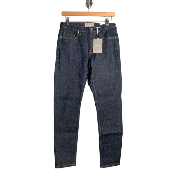 Everlane Denim - Everlane Mid Rise Skinny Ankle Denim Jean Dark Indigo Blue Size 26 Regular
